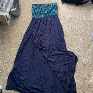 O’Neill strapless maxi dress